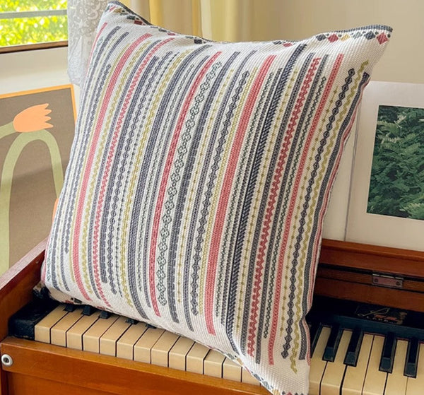 Decorative Throw Pillows for Dining Room, Bohemian Decorative Sofa Pillows, Geometric Modern Pillow Covers, Oriental Square Pillows for Couch-ArtWorkCrafts.com