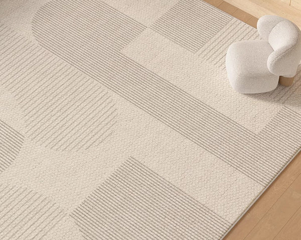 Bedroom Modern Rugs, Contemporary Modern Rugs for Living Room, Modern Rugs for Dining Room, Abstract Geometric Modern Rugs-ArtWorkCrafts.com