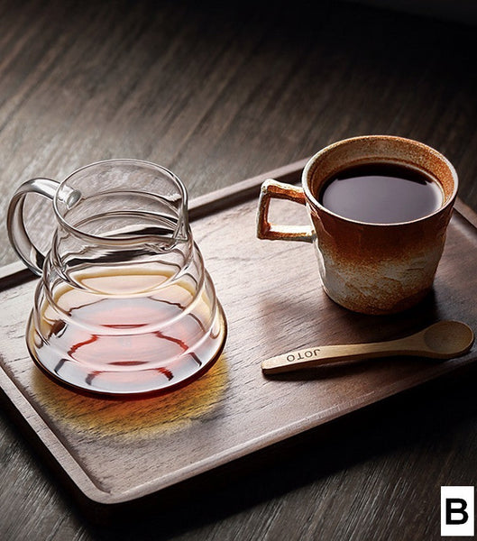 Modern Handmade Pottery Coffee Cup, Creative Brown White Black Blue Ceramic Coffee Mugs, Large Unique Tea Cup, Large Capacity Coffee Cups-ArtWorkCrafts.com