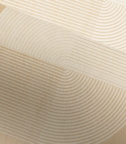 Bedroom Modern Round Rugs, Circular Modern Rugs under Dining Room Table, Contemporary Round Rugs, Geometric Modern Rug Ideas for Living Room-ArtWorkCrafts.com