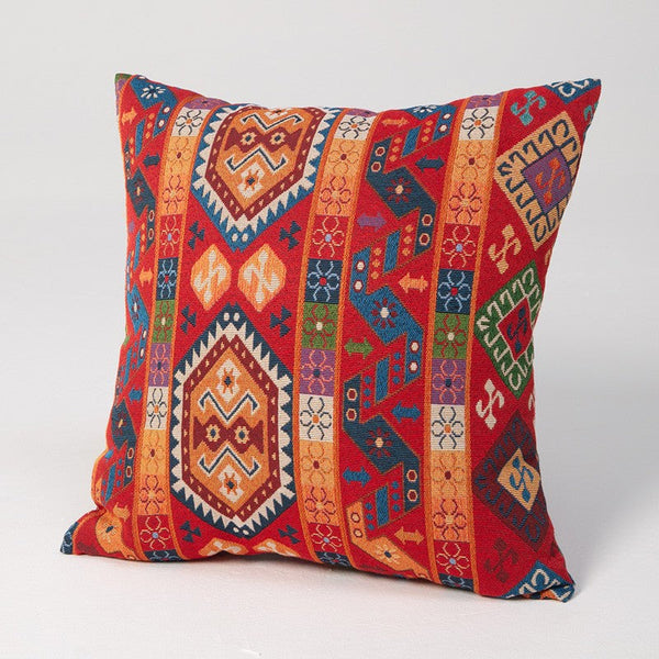 Extra Large Decorative Throw Pillows, Modern Sofa Pillows for Bedroom, Bohemian Decorative Sofa Pillows, Geometric Pattern Chenille Throw Pillow for Couch-ArtWorkCrafts.com