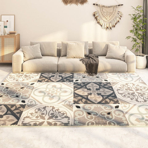 Modern Runner Rugs for Hallway, Kitchen Runner Rugs, Contemporary Modern Rugs for Living Room, Thick Modern Runner Rugs Next to Bed-ArtWorkCrafts.com