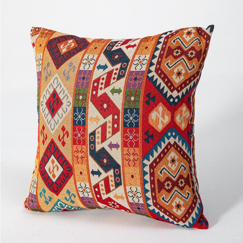 Extra Large Decorative Throw Pillows, Modern Sofa Pillows for Bedroom, Geometric Pattern Chenille Throw Pillow for Couch, Bohemian Decorative Sofa Pillows-ArtWorkCrafts.com