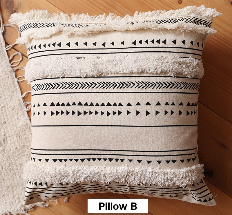 Square Modern Throw Pillows for Couch, Contemporary Modern Sofa Pillows, Modern Decorative Pillows for Interior Design, Decorative Pillow Covers-ArtWorkCrafts.com