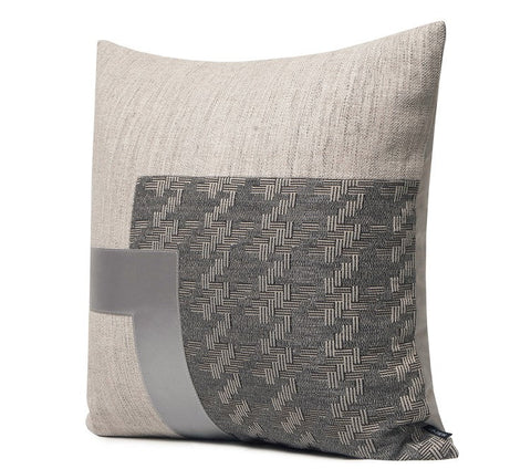 Large Decorative Modern Sofa Pillows, Modern Throw Pillows for Couch, Large Gray Modern Pillows, Modern Simple Throw Pillows for Living Room-ArtWorkCrafts.com