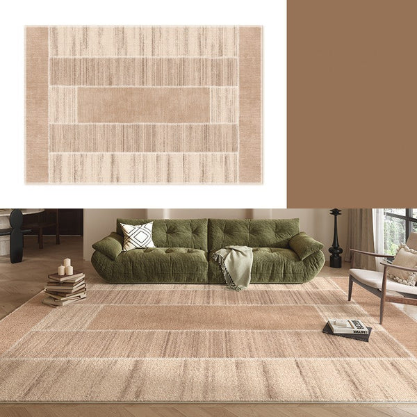 Modern Rugs for Dining Room, Contemporary Rugs for Bedroom, Abstract Modern Carpets for Living Room, Mid Century Modern Rugs Next to Bed-ArtWorkCrafts.com