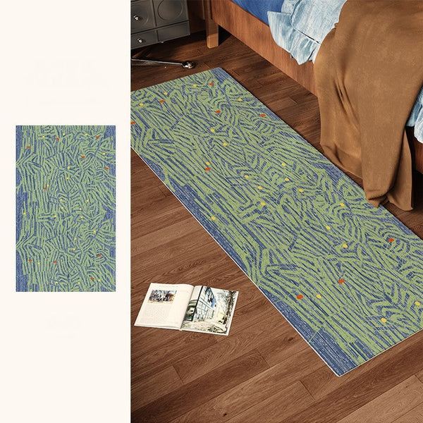 Contemporary Modern Rugs Next to Bed, Abstract Area Rugs for Living Room, Modern Carpets for Office, Geometric Modern Rugs under Dining Room Table-ArtWorkCrafts.com