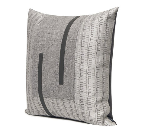 Gray Modern Simple Throw Pillows for Living Room, Decorative Modern Sofa Pillows, Modern Throw Pillows for Couch, Large Simple Modern Pillows-ArtWorkCrafts.com
