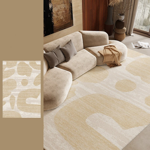 Modern Rugs under Sofa, Dining Room Floor Rugs, Abstract Contemporary Rugs for Bedroom, Modern Rug Ideas for Living Room-ArtWorkCrafts.com