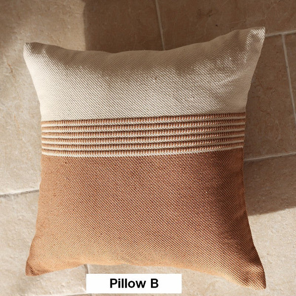 Geometric Pattern Decorative Pillow for Couch, Modern Decorative Sofa Pillows for Bedroom, Contemporary Decorative Square Pillow Covers-ArtWorkCrafts.com