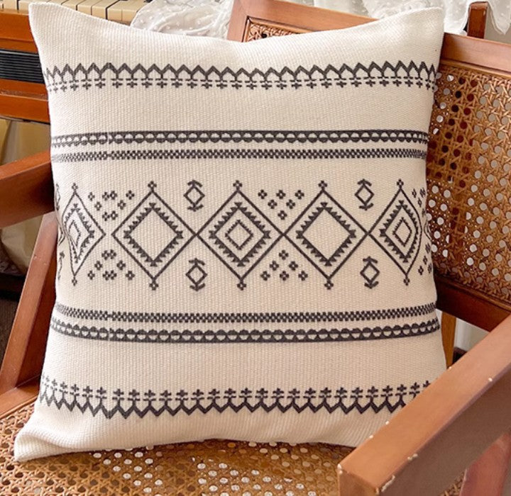 Bohemian Decorative Sofa Pillows, Decorative Throw Pillows for Dining Room, Geometric Modern Pillow Covers, Oriental Square Pillows for Couch-ArtWorkCrafts.com