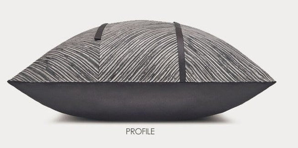 Large Simple Modern Pillows, Modern Throw Pillows for Living Room, Decorative Modern Sofa Pillows, Black Gray Modern Throw Pillows for Couch-ArtWorkCrafts.com