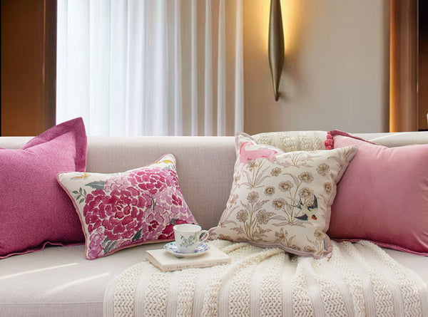 Decorative Pillow Arrangement Ideas, Modern Decorative Cushion Covers, Decorative Throw Pillows for Bed, Living Room Decorative Pillows, Large Decorative Pillows for Interior Design-ArtWorkCrafts.com
