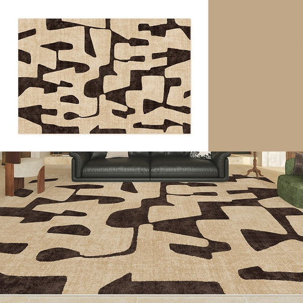 Large Modern Rugs for Living Room, Modern Rugs under Dining Room Table, Contemporary Abstract Rugs Next to Bed, Geometric Modern Carpets for Office-ArtWorkCrafts.com