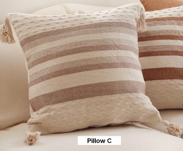 Geometric Pattern Decorative Pillow for Couch, Modern Decorative Sofa Pillows for Bedroom, Contemporary Decorative Square Pillow Covers-ArtWorkCrafts.com