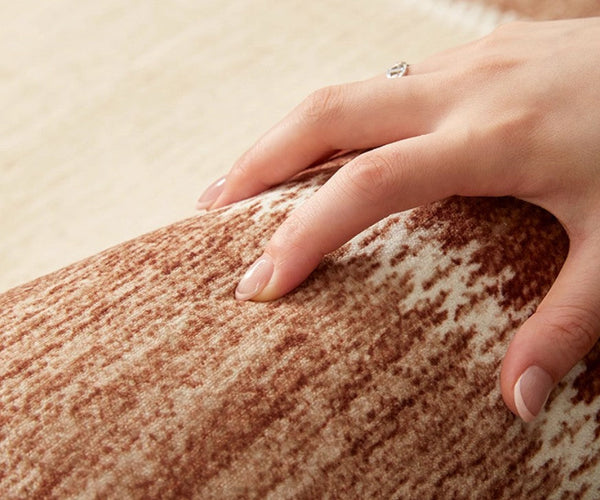 Mid Century Modern Rugs Next to Bed, Contemporary Rugs for Bedroom, Abstract Modern Carpets for Living Room, Modern Rugs for Dining Room-ArtWorkCrafts.com