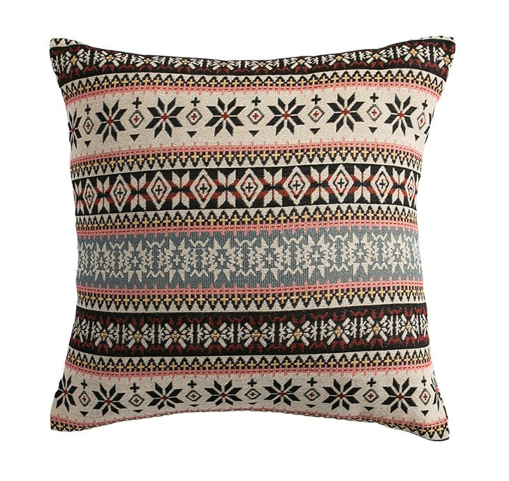 Bohemia Sofa Pillows for Living Room, Decorative Throw Pillows, Geometric Pattern Throw Pillow for Couch, Large Bohemian Decorative Sofa Pillows-ArtWorkCrafts.com