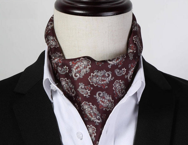 Thin Silk Neck Scarf, Scarf For Suit Men, Short Real Silk Scarf, Mens Short Silk Neckwear, Skinny Silk Scarf Mens, Casual Silk Scarf Men, Lightweight Short Silk Scarf-ArtWorkCrafts.com