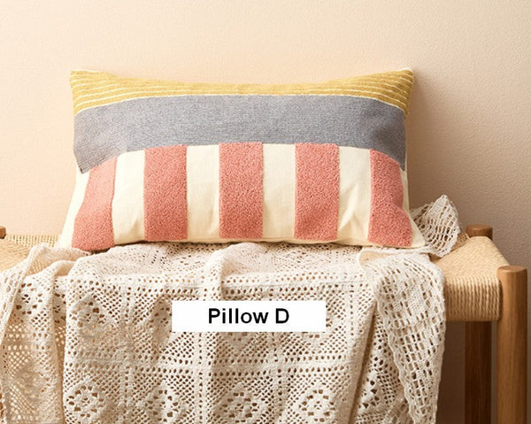 Large Modern Sofa Cushion, Decorative Pillow Covers, Modern Pillows for Couch, Abstract Decorative Throw Pillows for Living Room-ArtWorkCrafts.com