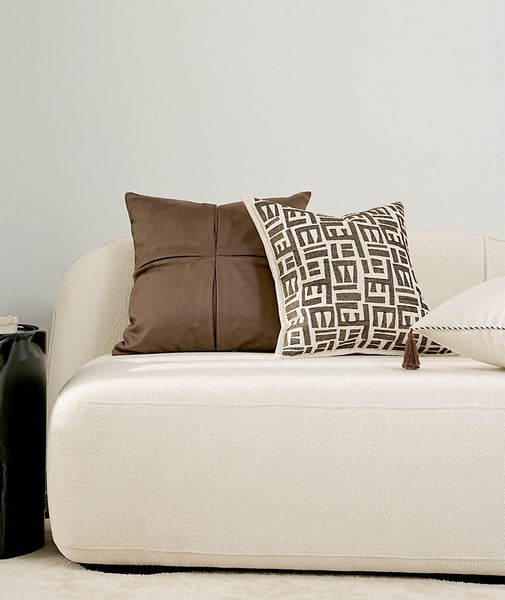 Simple Decorative Pillows for Couch, Contemporary Throw Pillows for Living Room, Modern Sofa Pillows, Modern Square Pillows-ArtWorkCrafts.com