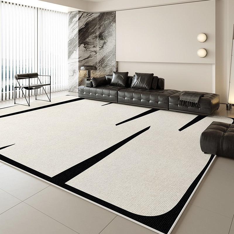 Geometric Modern Rugs for Bedroom, Modern Rugs for Dining Room, Large Modern Rugs for Living Room, Abstract Contemporary Modern Rugs-ArtWorkCrafts.com
