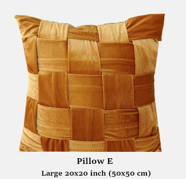 Unique Decorative Pillows for Bedroom, Modern Decorative Pillows for Couch, Decorative Cushion Covers, Decorative Pillow Arrangement Ideas for Interior Design-ArtWorkCrafts.com