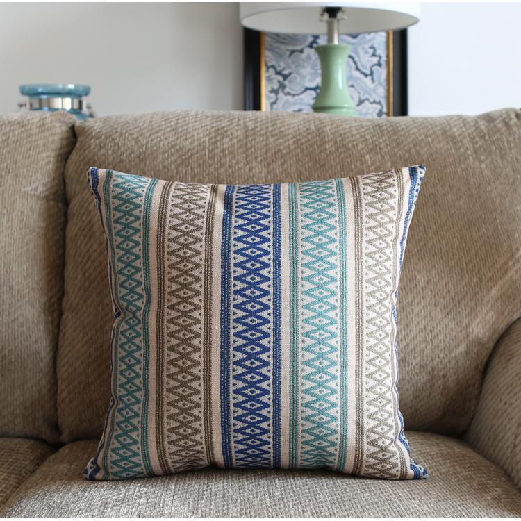 Geometric Pattern Throw Pillows, Modern Pillows for Couch, Decorative Throw Pillow, Sofa Pillows for Living Room-ArtWorkCrafts.com