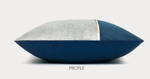 Decorative Modern Sofa Pillows, Blue Modern Throw Pillows, Large Modern Pillows for Living Room, Modern Throw Pillows for Couch-ArtWorkCrafts.com