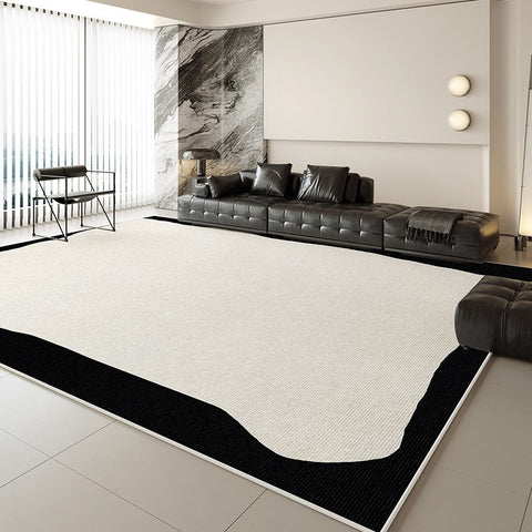 Modern Rugs for Dining Room, Large Modern Rugs for Living Room, Abstract Contemporary Modern Rugs, Geometric Modern Rugs for Bedroom-ArtWorkCrafts.com