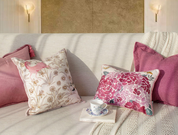 Modern Decorative Cushion Covers, Decorative Pillow Arrangement Ideas, Decorative Throw Pillows for Bed, Living Room Decorative Pillows, Large Decorative Pillows for Interior Design-ArtWorkCrafts.com