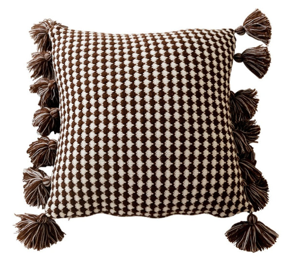 Decorative Pillow Covers, Square Modern Decorative Pillows for Couch, Modern Decorative Pillows for Bedroom, Contemporary Modern Sofa Pillows-ArtWorkCrafts.com