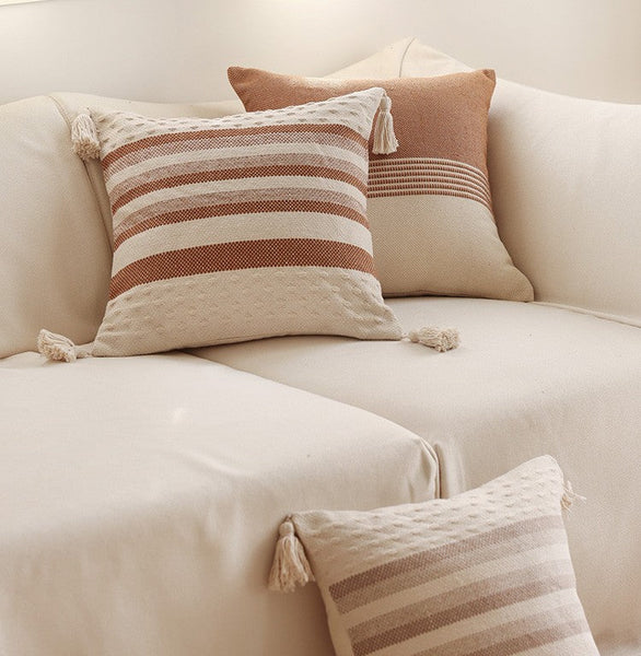 Geometric Pattern Decorative Pillow for Couch, Modern Decorative Sofa Pillows for Bedroom, Contemporary Decorative Square Pillow Covers-ArtWorkCrafts.com