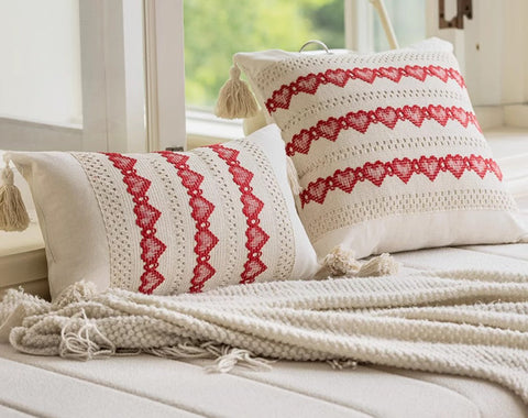 Large Square Modern Decorative Pillows for Couch, Large Modern Decorative Pillows for Bedroom, Contemporary Modern Sofa Pillows, Decorative Pillow Covers-ArtWorkCrafts.com