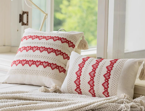 Large Square Modern Decorative Pillows for Couch, Large Modern Decorative Pillows for Bedroom, Contemporary Modern Sofa Pillows, Decorative Pillow Covers-ArtWorkCrafts.com