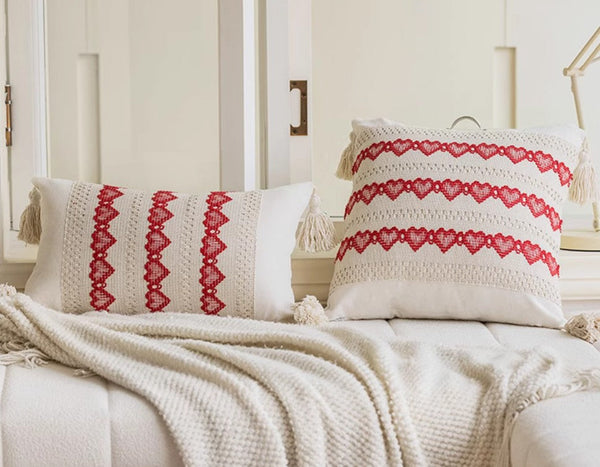 Large Square Modern Decorative Pillows for Couch, Large Modern Decorative Pillows for Bedroom, Contemporary Modern Sofa Pillows, Decorative Pillow Covers-ArtWorkCrafts.com