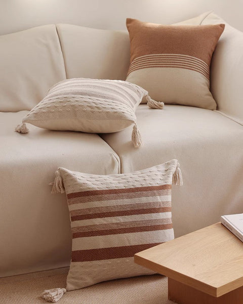 Geometric Pattern Decorative Pillow for Couch, Modern Decorative Sofa Pillows for Bedroom, Contemporary Decorative Square Pillow Covers-ArtWorkCrafts.com