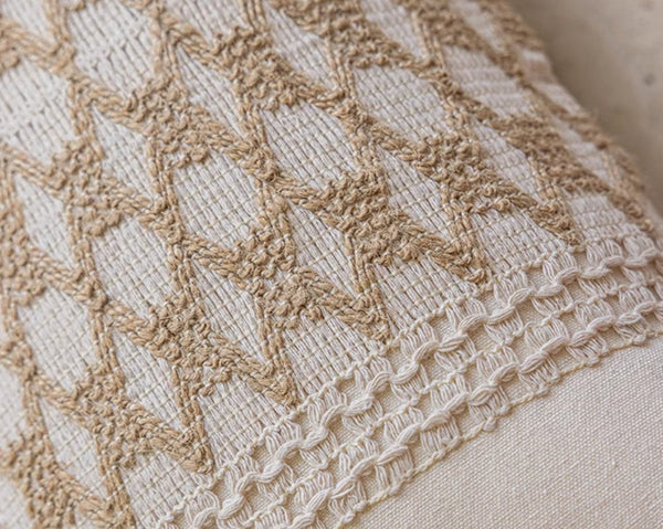Simple Decorative Throw Pillows, Large Throw Pillow for Interior Design, Large Square Modern Throw Pillows for Couch, Contemporary Modern Sofa Pillows for Bedroom-ArtWorkCrafts.com