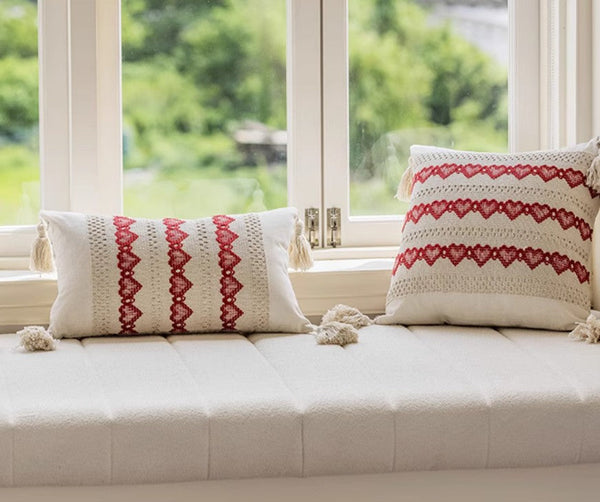 Large Square Modern Decorative Pillows for Couch, Large Modern Decorative Pillows for Bedroom, Contemporary Modern Sofa Pillows, Decorative Pillow Covers-ArtWorkCrafts.com