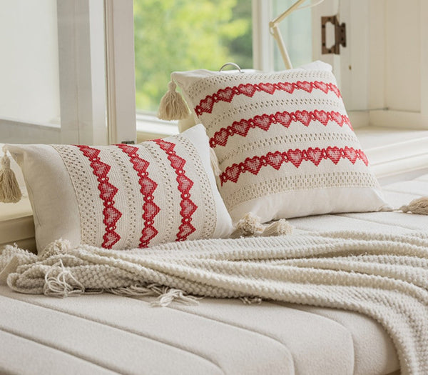 Large Square Modern Decorative Pillows for Couch, Large Modern Decorative Pillows for Bedroom, Contemporary Modern Sofa Pillows, Decorative Pillow Covers-ArtWorkCrafts.com