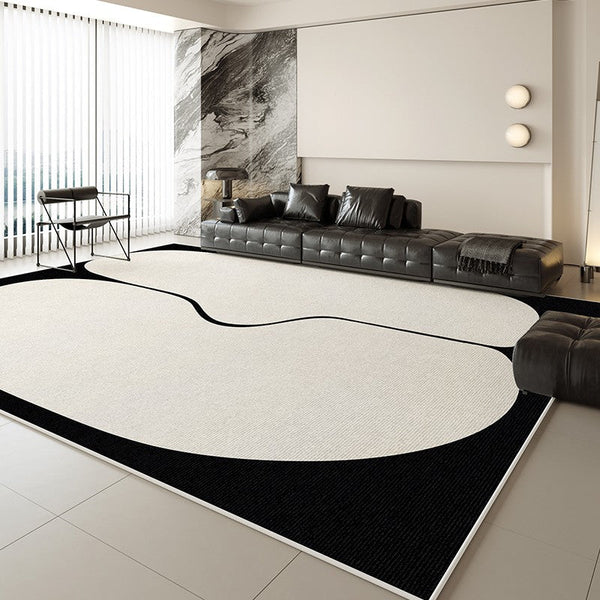 Extra Large Modern Rugs for Living Room, Bedroom Modern Rugs, Dining Room Geometric Modern Rugs, Contemporary Modern Rugs for Office-ArtWorkCrafts.com