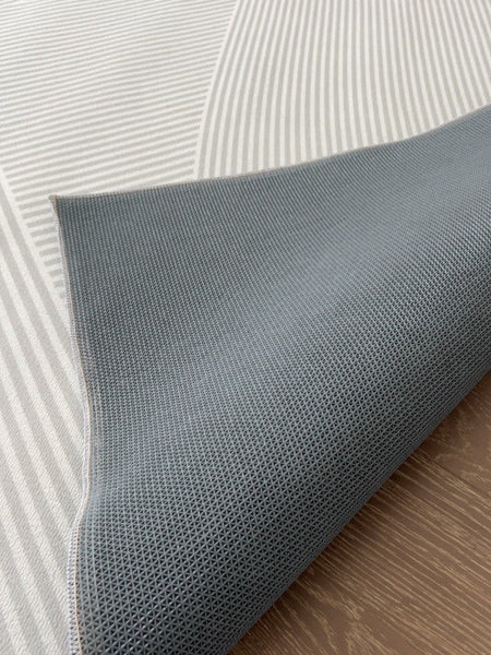 Simple Large Contemporary Floor Carpets, Grey Geometric Modern Rugs in Bedroom, Living Room Modern Area Rugs, Dining Room Modern Rugs-ArtWorkCrafts.com