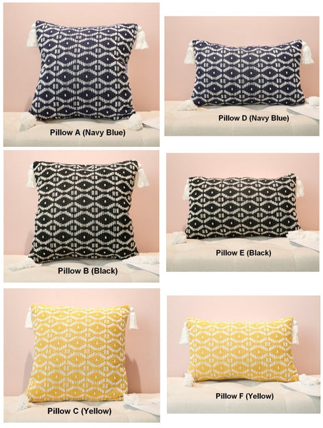 Decorative Modern Pillows for Couch, Modern Pillows for Living Room, Modern Sofa Pillows Covers, Modern Sofa Cushion-ArtWorkCrafts.com
