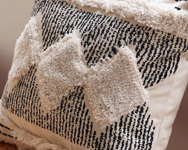 Square Modern Throw Pillows for Couch, Contemporary Modern Sofa Pillows, Modern Decorative Pillows for Interior Design, Decorative Pillow Covers-ArtWorkCrafts.com