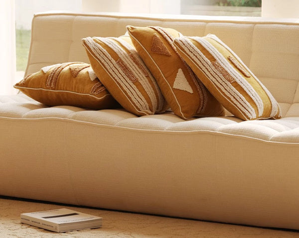 Modern Square Sofa Pillows Covers, Modern Sofa Cushion, Decorative Modern Pillows for Couch, Decorative Pillows for Living Room-ArtWorkCrafts.com