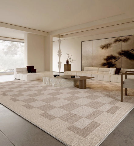 Dining Room Modern Floor Carpets, Thick Soft Modern Rugs Next to Bed, Modern Rug Ideas for Bedroom, Living Room Abstract Modern Rugs