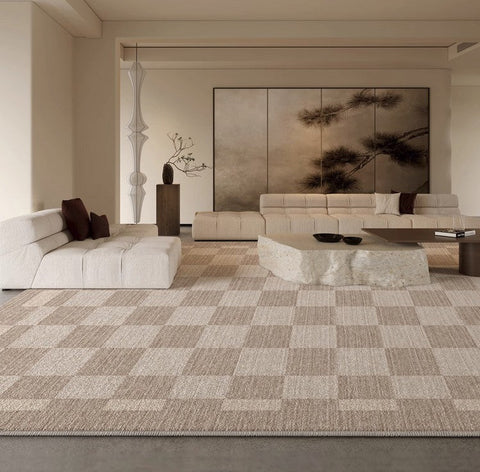 Large Contemporary Floor Carpets, Living Room Modern Area Rugs, Thick Soft Modern Rugs in Bedroom, Dining Room Modern Rugs