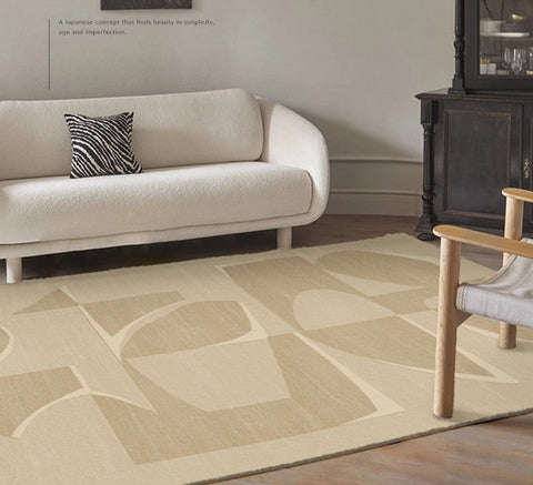 Modern Area Rug for Living Room, Large Area Rugs for Office, Bedroom Modern Soft Rugs, Contemporary Rugs for Dining Room-ArtWorkCrafts.com