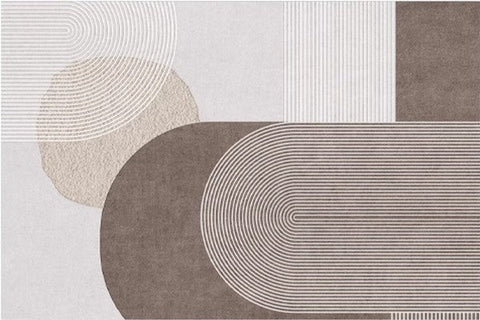 Extra Large Modern Rugs for Living Room, Abstract Contemporary Modern Rugs, Geometric Area Rugs for Bedroom, Modern Rugs for Office-ArtWorkCrafts.com