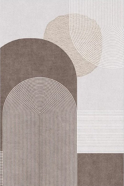 Extra Large Modern Rugs for Living Room, Abstract Contemporary Modern Rugs, Geometric Area Rugs for Bedroom, Modern Rugs for Office-ArtWorkCrafts.com
