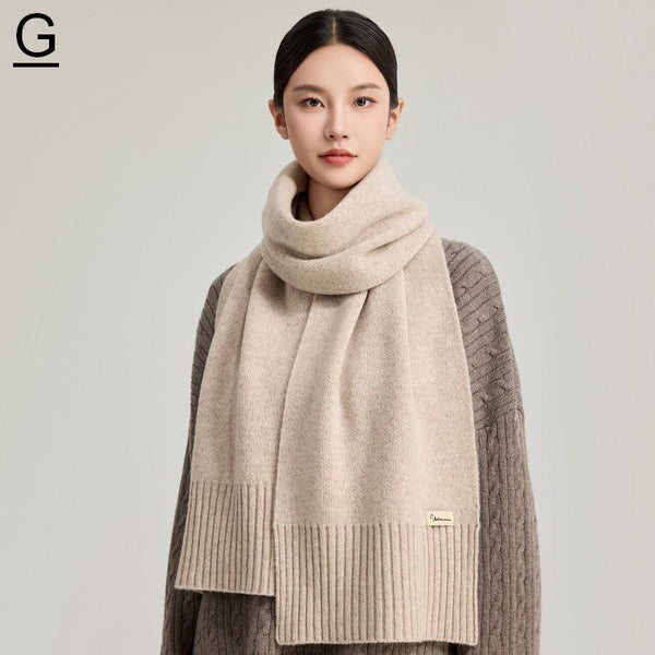 Modern Wool Scarf for Women, Soft Cashmere Scarf for Women, Casual Scarf for Women, Cold Weather Scarf, Fashion Designer Scarf, Winter Scarf-ArtWorkCrafts.com